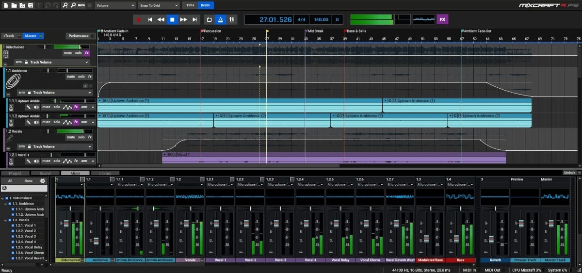 Acoustica Mixcraft Recording Studio