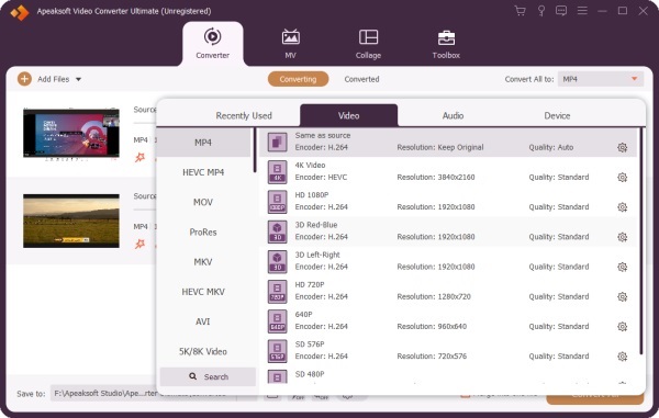 Apeaksoft Video Converter