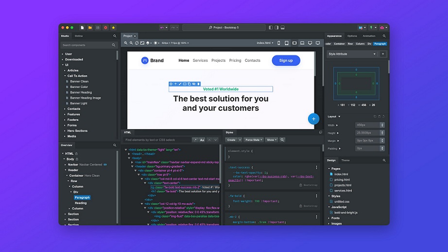 Bootstrap Studio