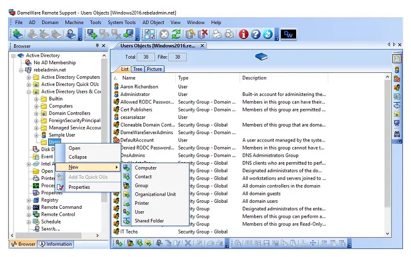 DameWare Remote Support