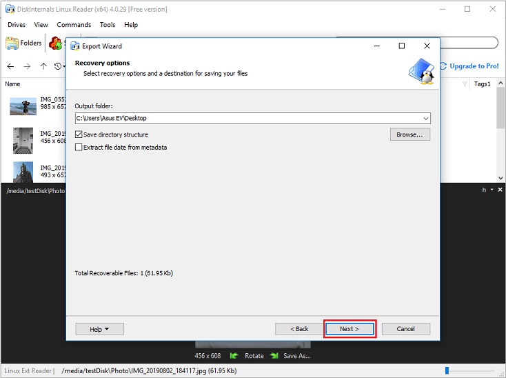 DiskInternals Linux Reader