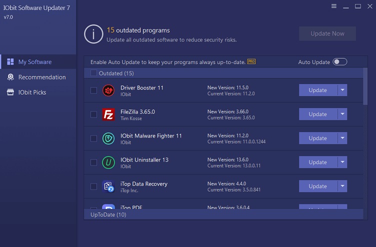 IObit Software Updater