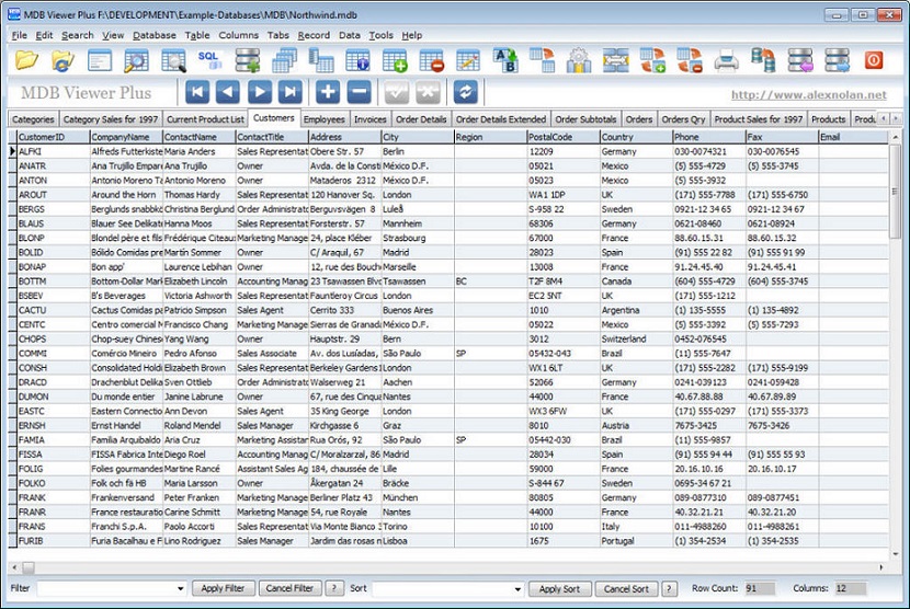 MDB Viewer Plus