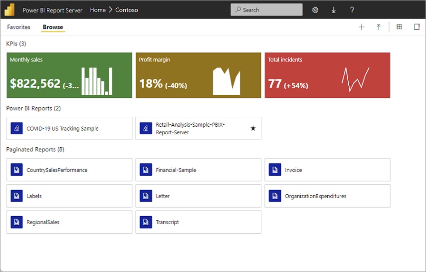 Microsoft Power BI Report Server