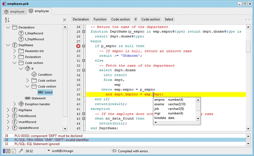 PL SQL Developer
