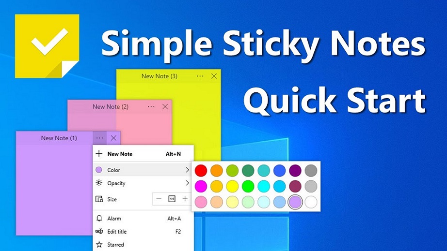 Simple Sticky Notes