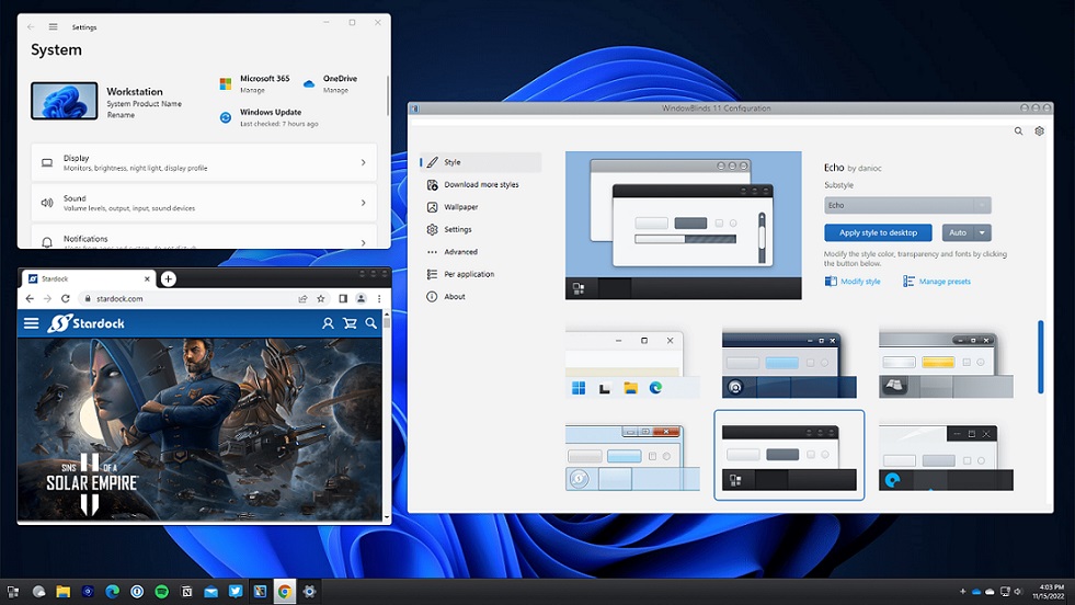 Stardock Windowblinds