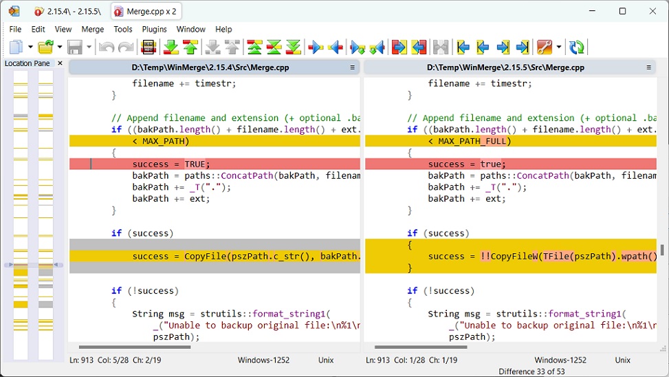 WinMerge