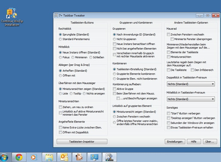 7+ Taskbar Tweaker