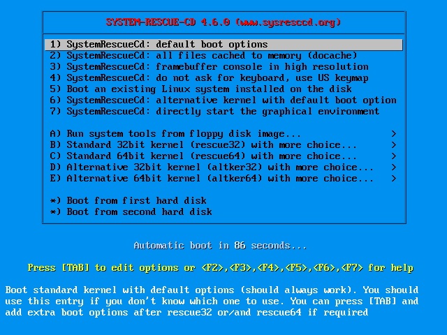 SystemRescueCd