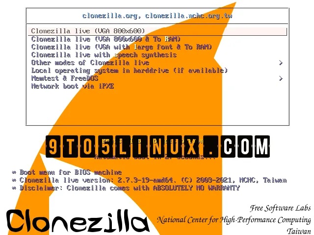 Clonezilla Live