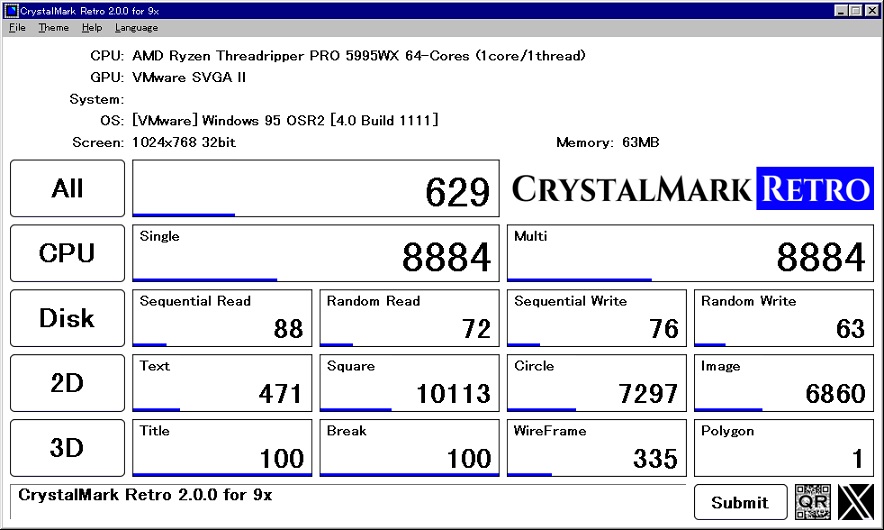 CrystalMark Retro