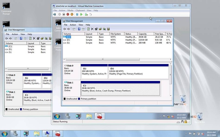 Disk2vhd