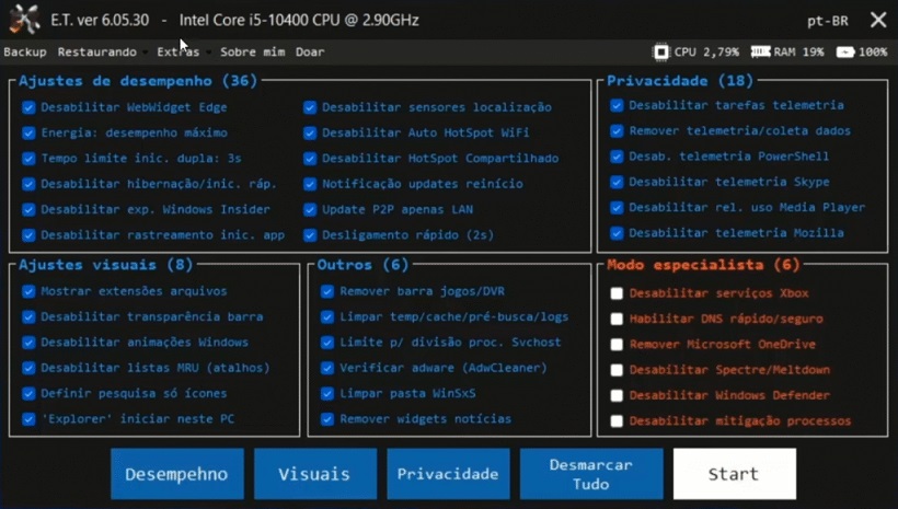 ET Optimizer